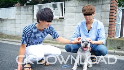 COCO052-03 [Hello!]ガチ悶絶!! 健太郎、蒼士に弄られ巨根勃起…掘られイキ&大量顔射!!