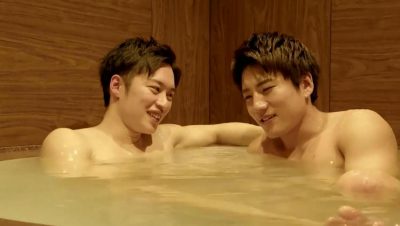 Ryo and Jin: Japanese athletic hunk collaboration