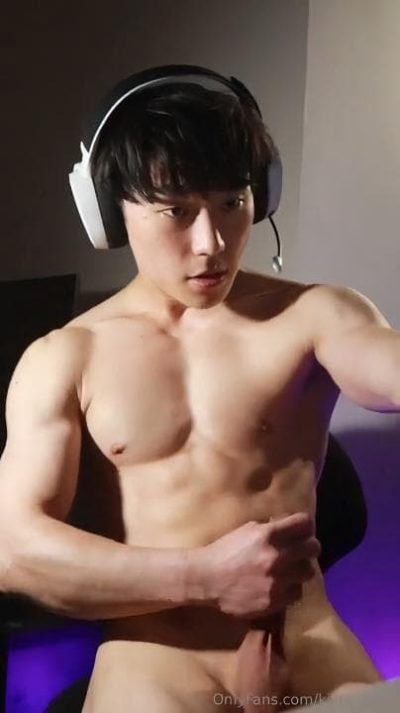 Branddkim: Korean gay solo and cumshot HD