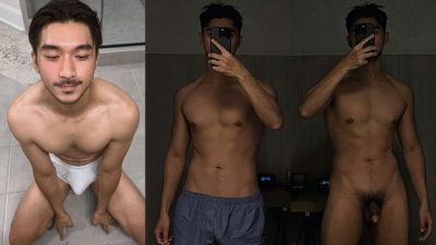 maxlu1106: Handsome Asian gay muscle solo in HD